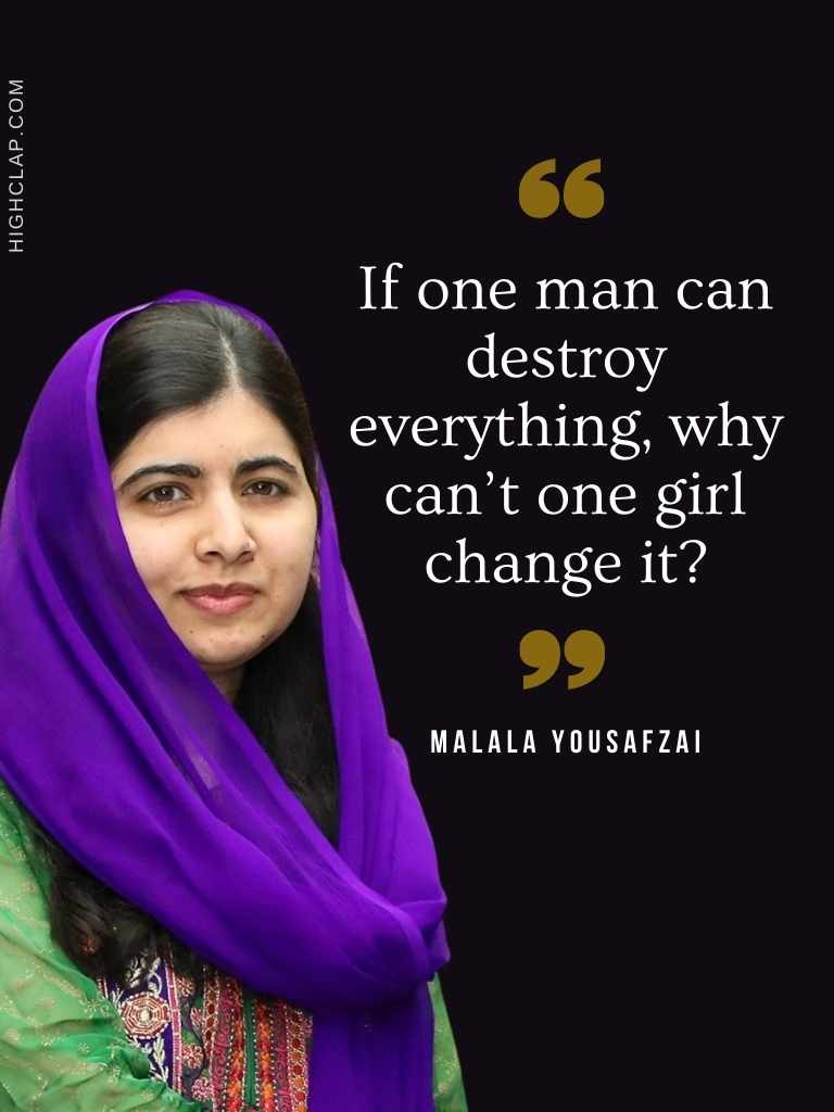 Detail Malala Yousafzai Quotes One Child Nomer 13