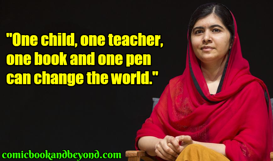 Detail Malala Yousafzai Quotes One Child Nomer 14