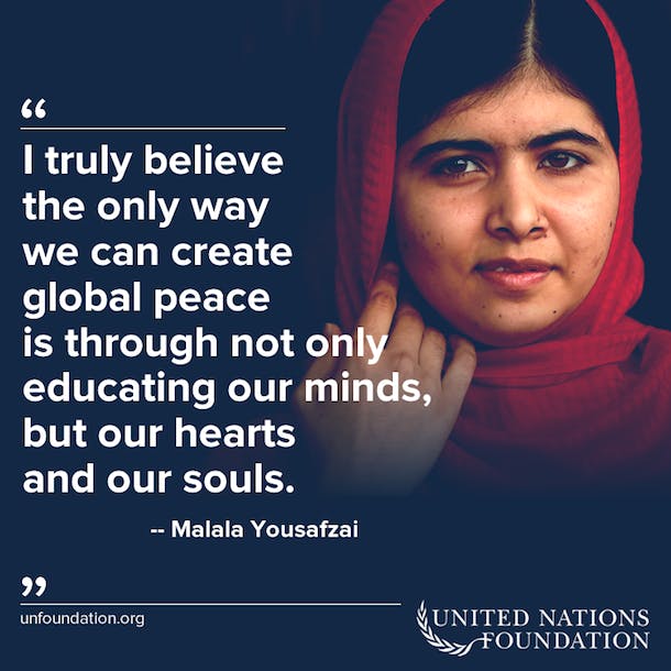 Detail Malala Yousafzai Quotes One Child Nomer 19