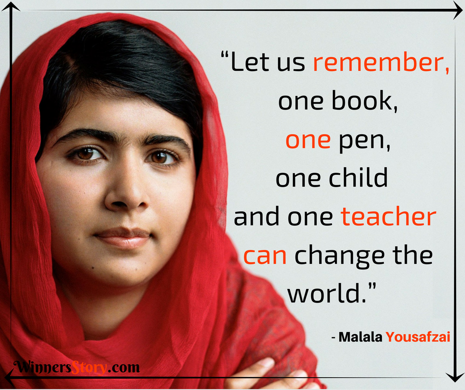 Detail Malala Yousafzai Quotes One Child Nomer 5