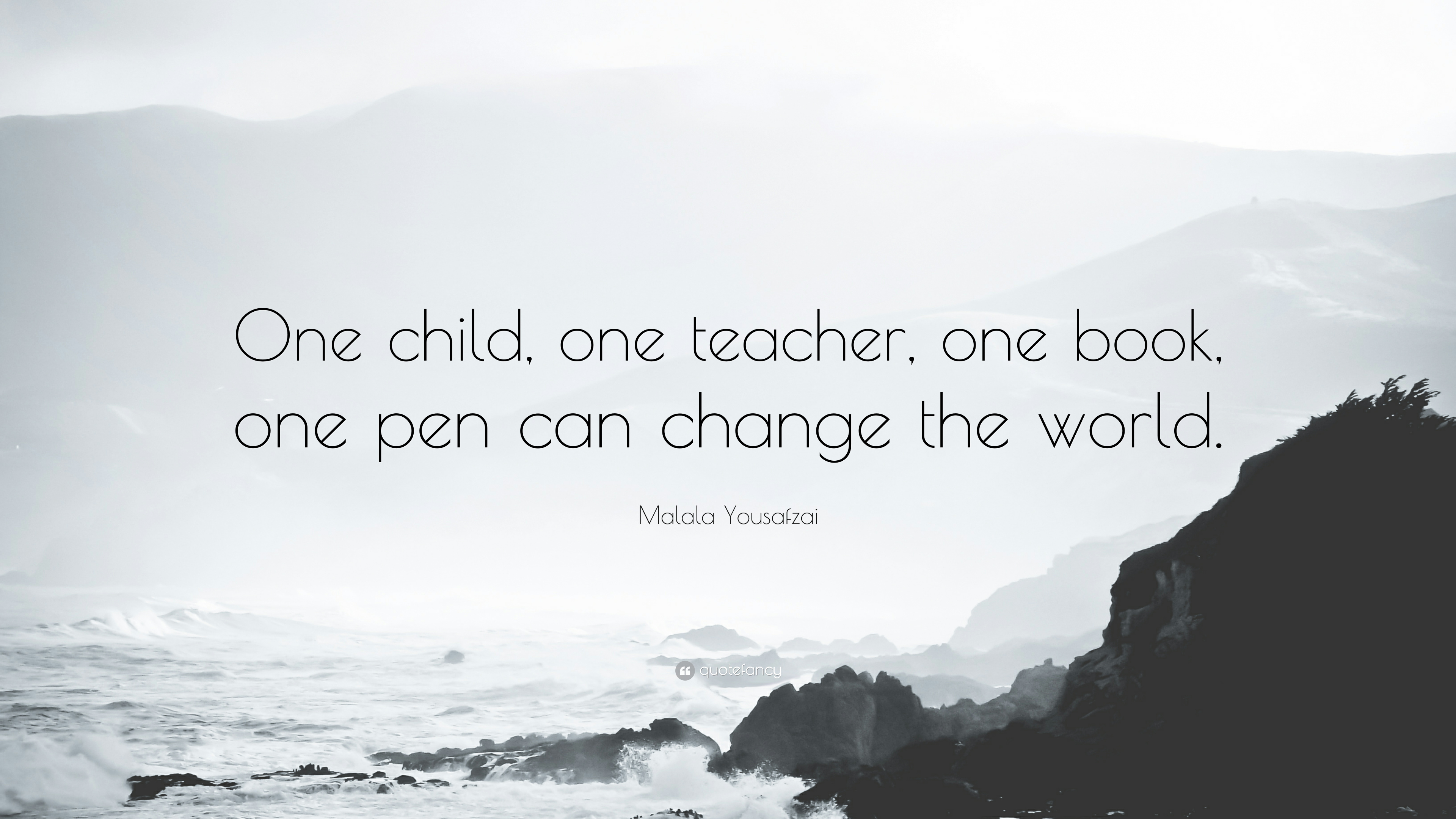 Detail Malala Yousafzai Quotes One Child Nomer 40