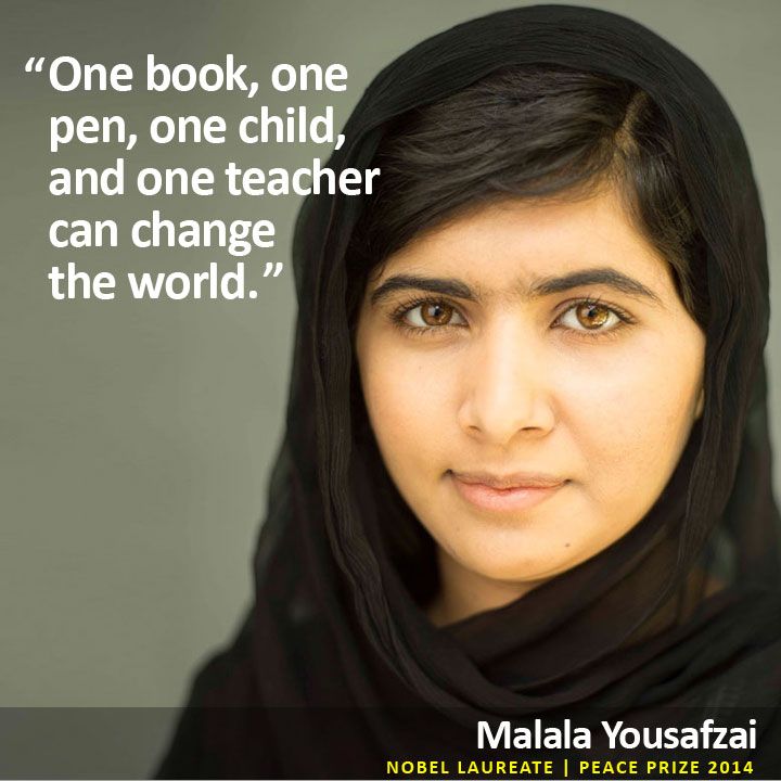 Detail Malala Yousafzai Quotes One Child Nomer 10