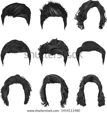 Detail Male Hair Vector Png Nomer 15