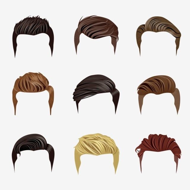 Detail Male Hair Vector Png Nomer 4