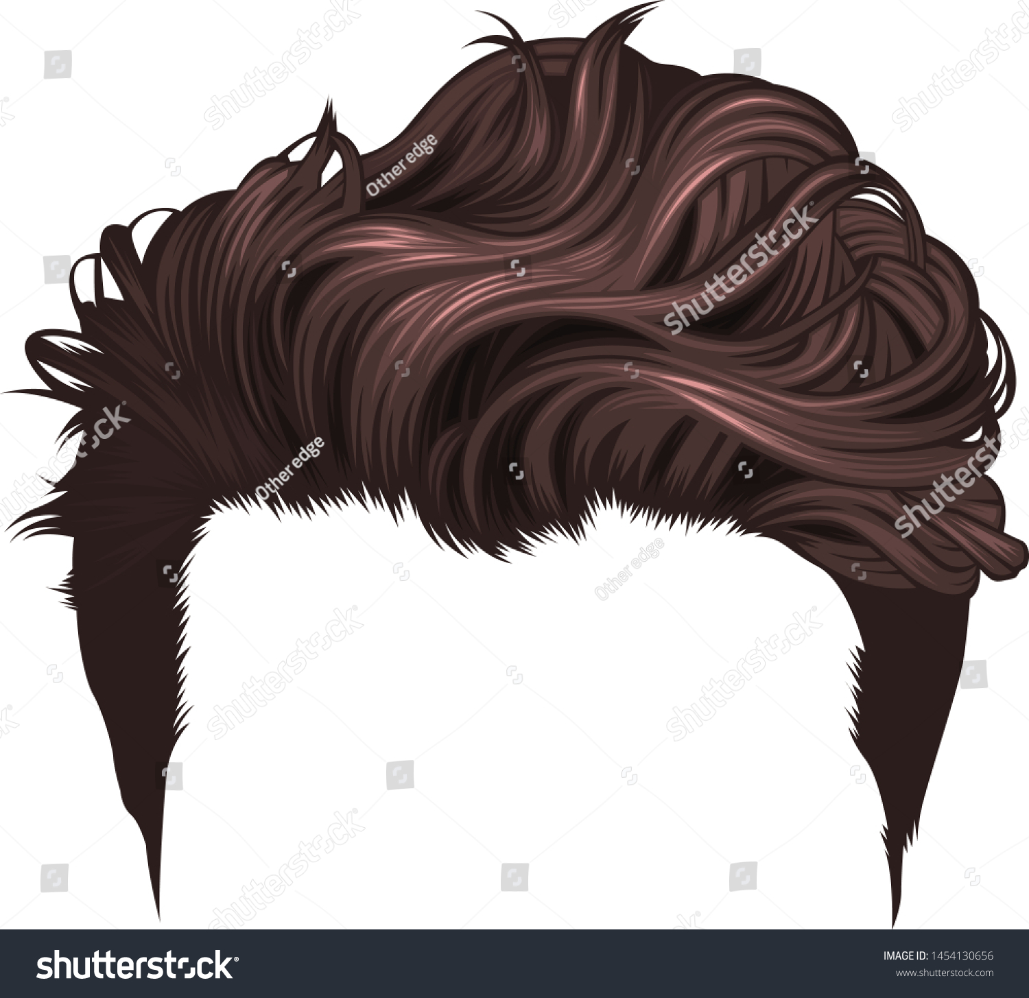 Detail Male Hair Vector Png Nomer 41