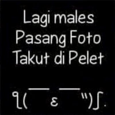 Detail Males Pasang Foto Profil Nomer 8