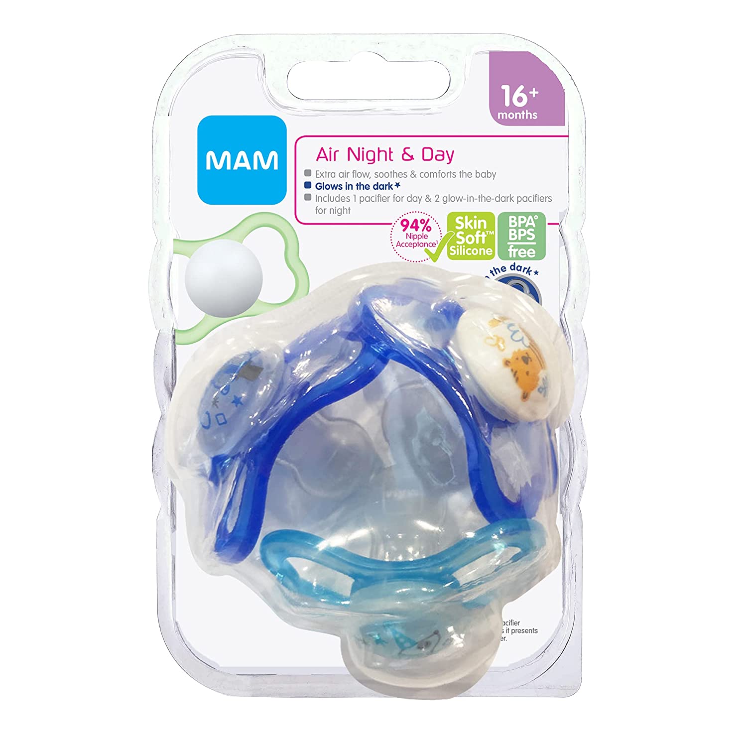 Detail Mam Air Night Pacifier Nomer 28