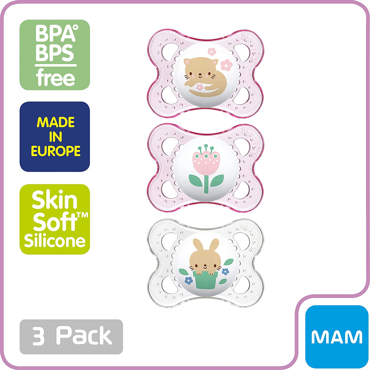 Detail Mam Pacifier 3 Pack Nomer 19