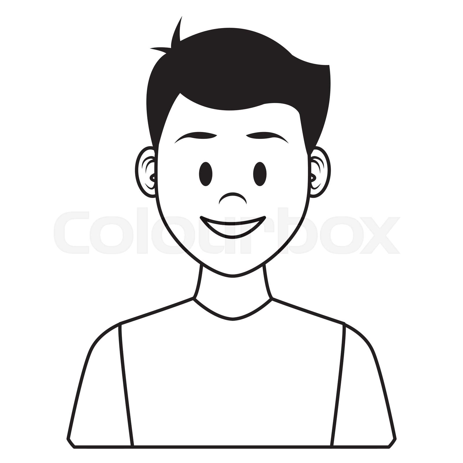 Detail Man Clipart Black And White Nomer 24