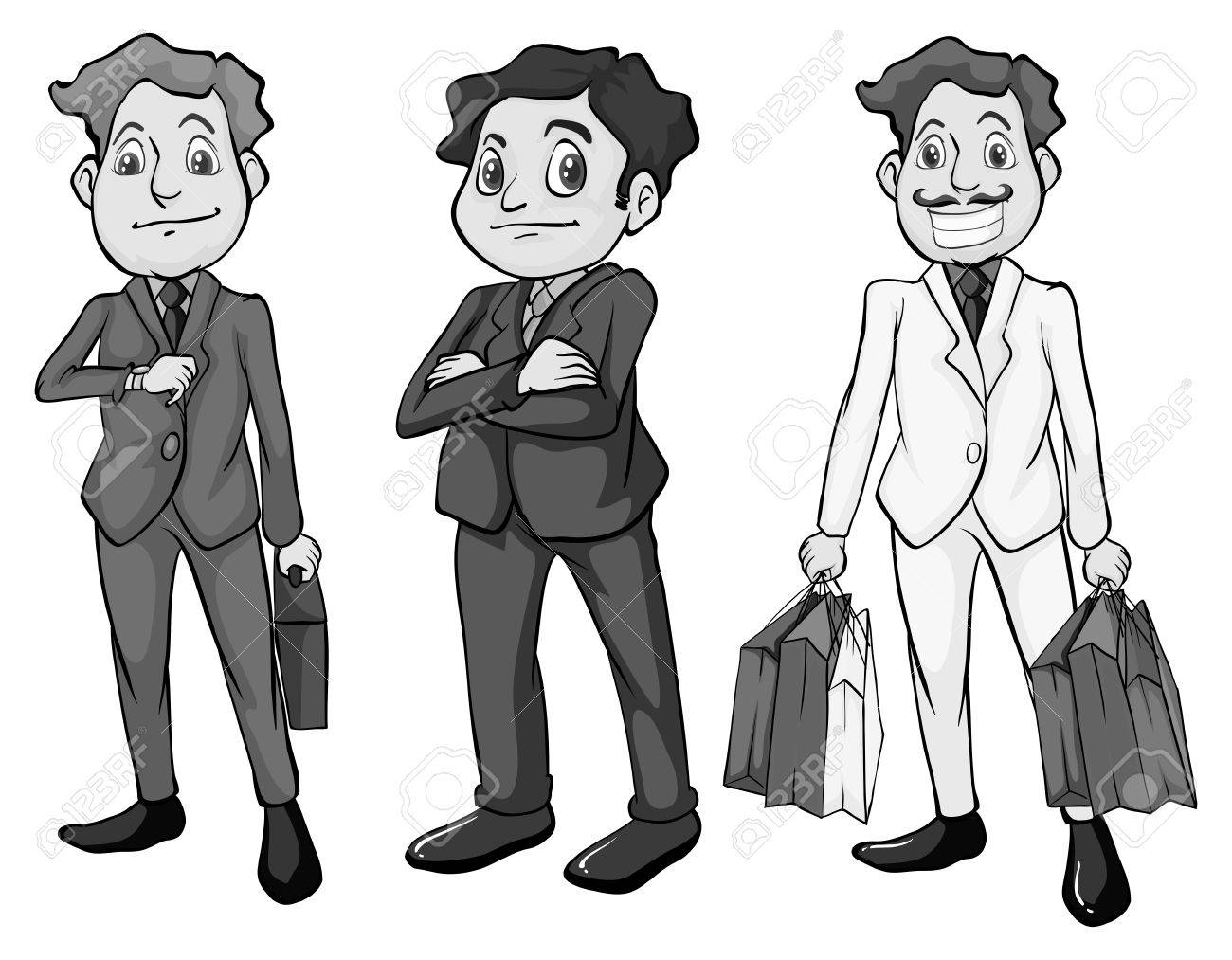 Detail Man Clipart Black And White Nomer 28