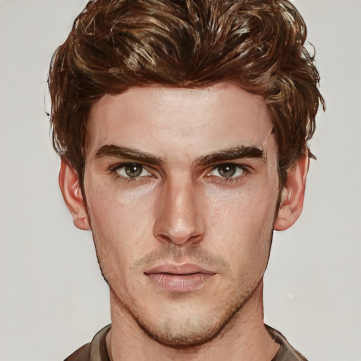 Detail Man Face Image Nomer 22