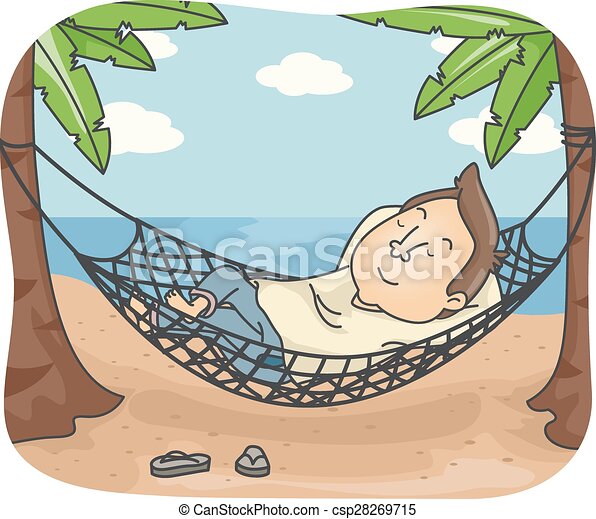 Detail Man In Hammock Clipart Nomer 22