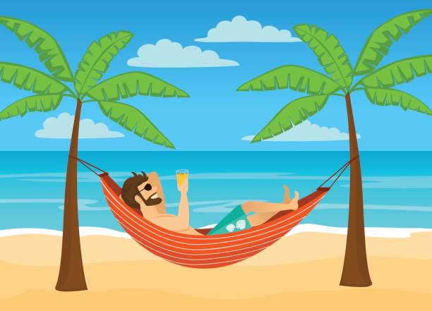 Detail Man In Hammock Clipart Nomer 25
