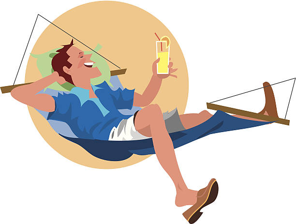 Detail Man In Hammock Clipart Nomer 4