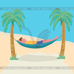 Detail Man In Hammock Clipart Nomer 34