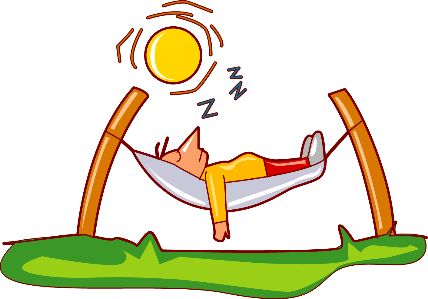 Detail Man In Hammock Clipart Nomer 36