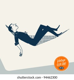 Detail Man In Hammock Clipart Nomer 40