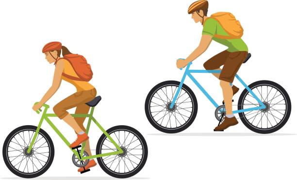 Detail Man On Bicycle Clipart Nomer 31