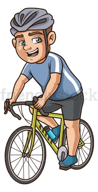 Detail Man On Bike Clipart Nomer 41