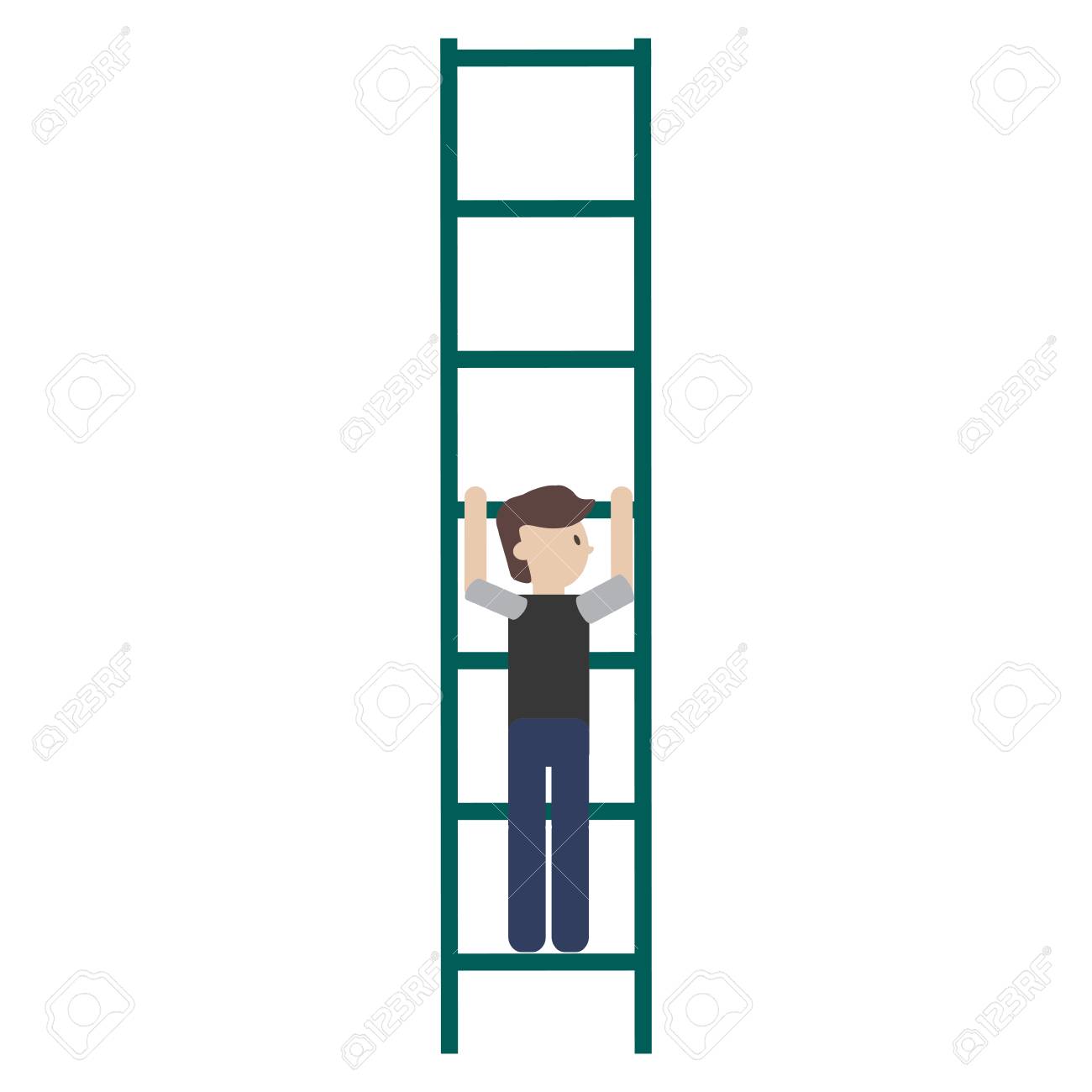 Detail Man On Ladder Clipart Nomer 15