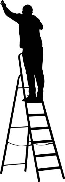 Detail Man On Ladder Clipart Nomer 10