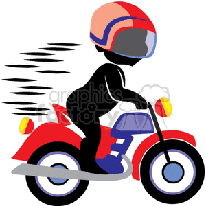 Detail Man On Motorcycle Clipart Nomer 18