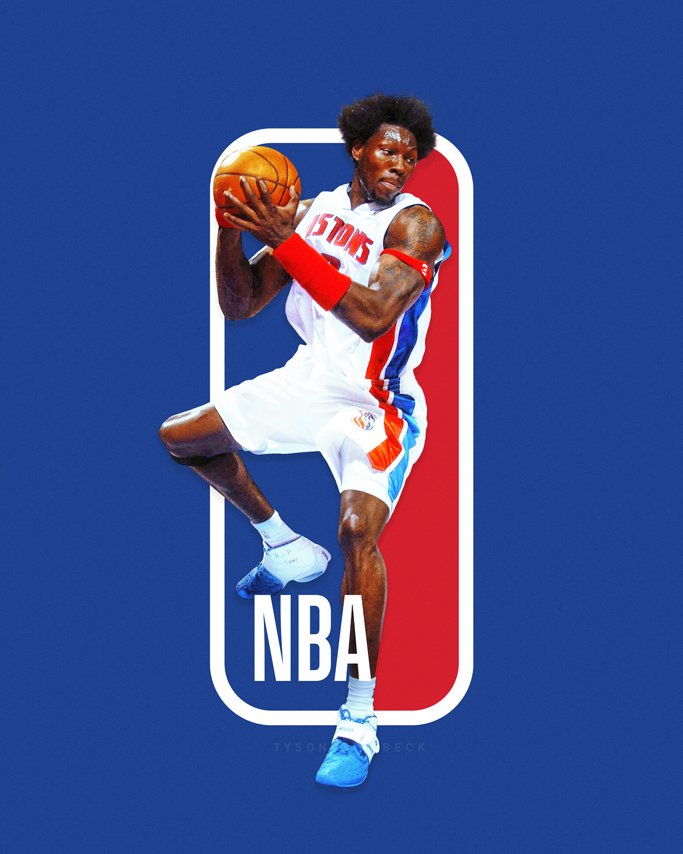 Detail Man On Nba Logo Nomer 30