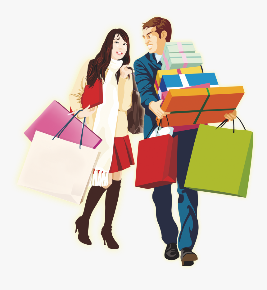 Detail Man Shopping Clipart Nomer 14