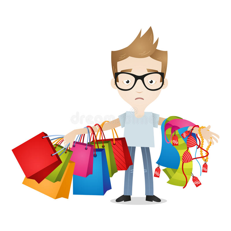 Detail Man Shopping Clipart Nomer 17