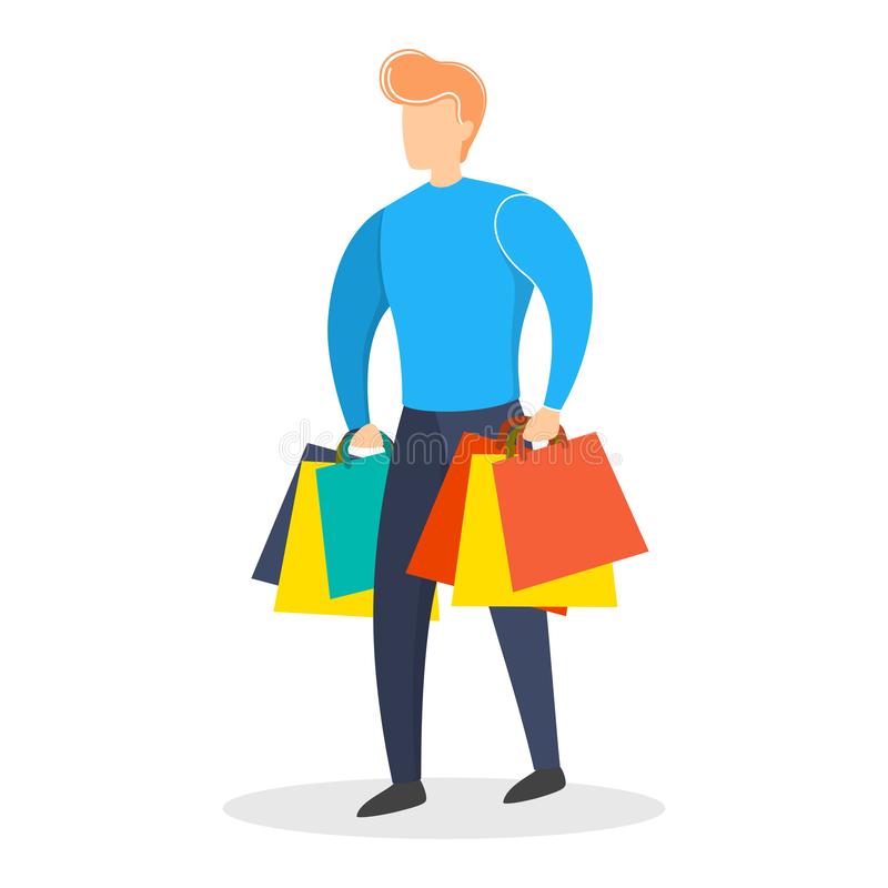 Detail Man Shopping Clipart Nomer 3