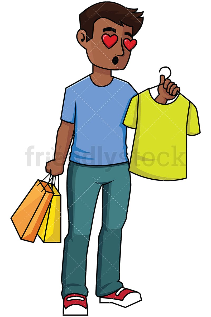 Detail Man Shopping Clipart Nomer 21