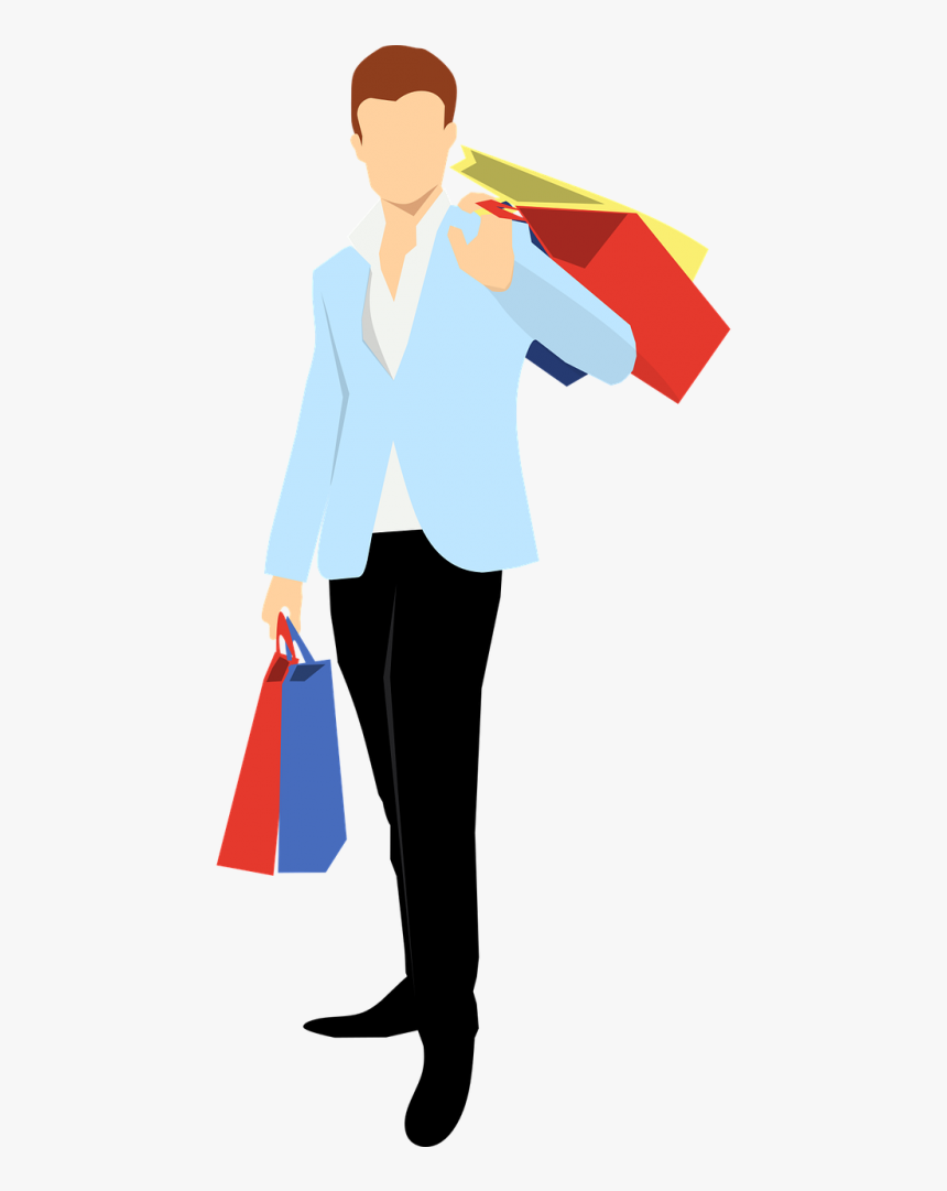 Detail Man Shopping Clipart Nomer 4