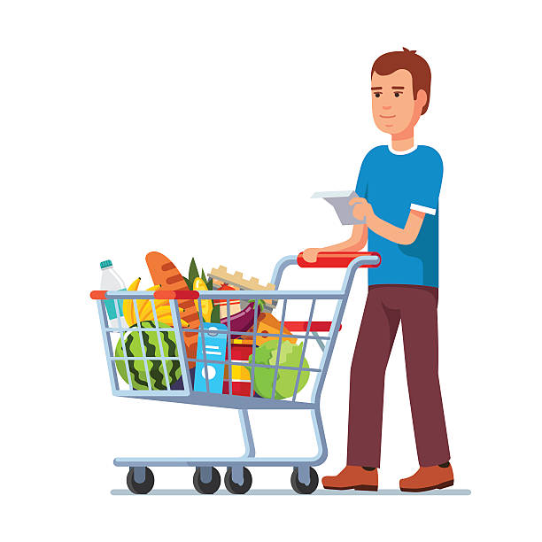 Detail Man Shopping Clipart Nomer 37