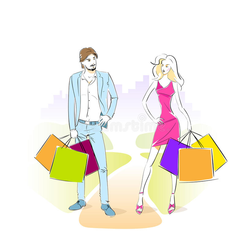 Detail Man Shopping Clipart Nomer 51