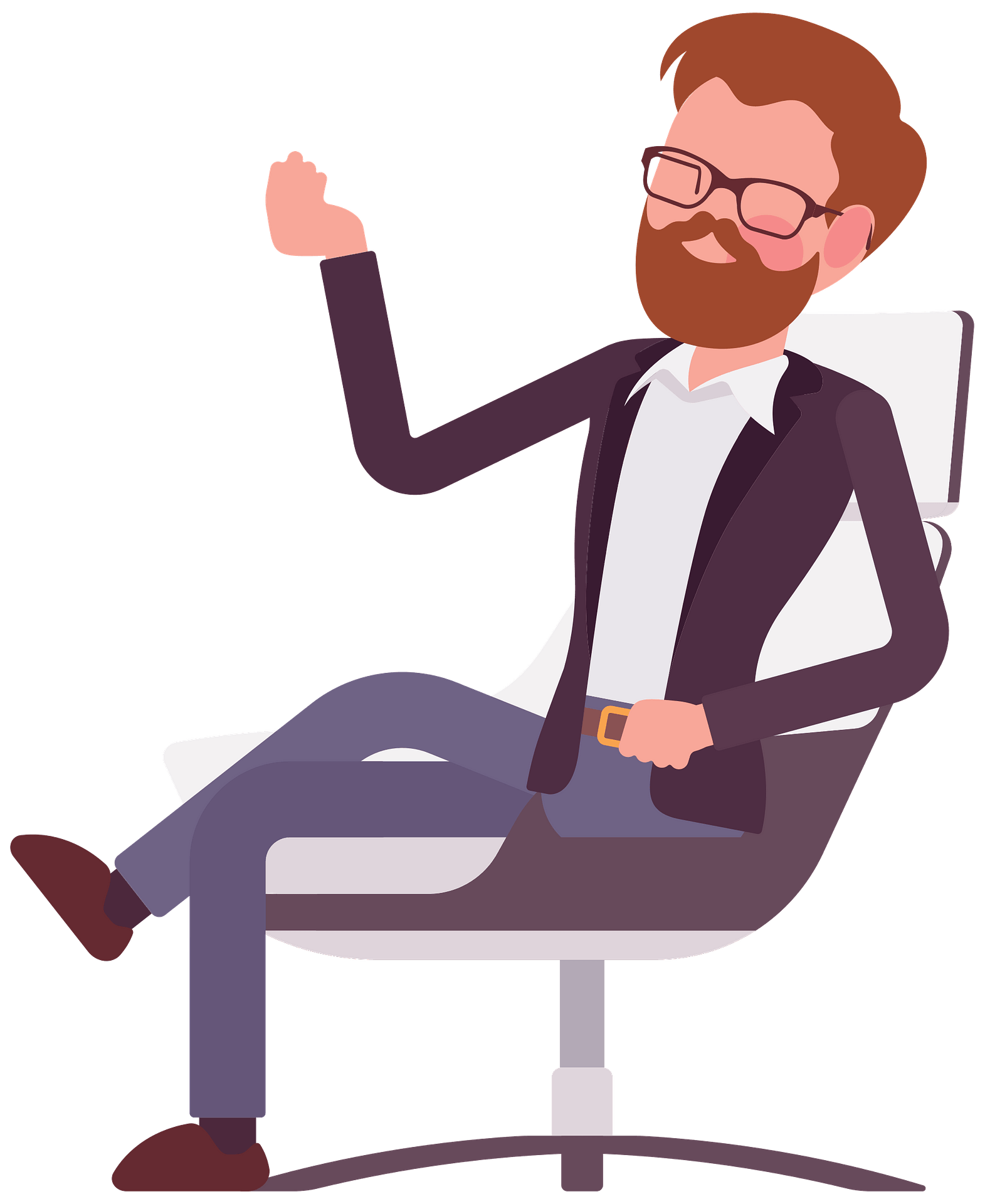 Detail Man Sitting In Chair Png Nomer 26