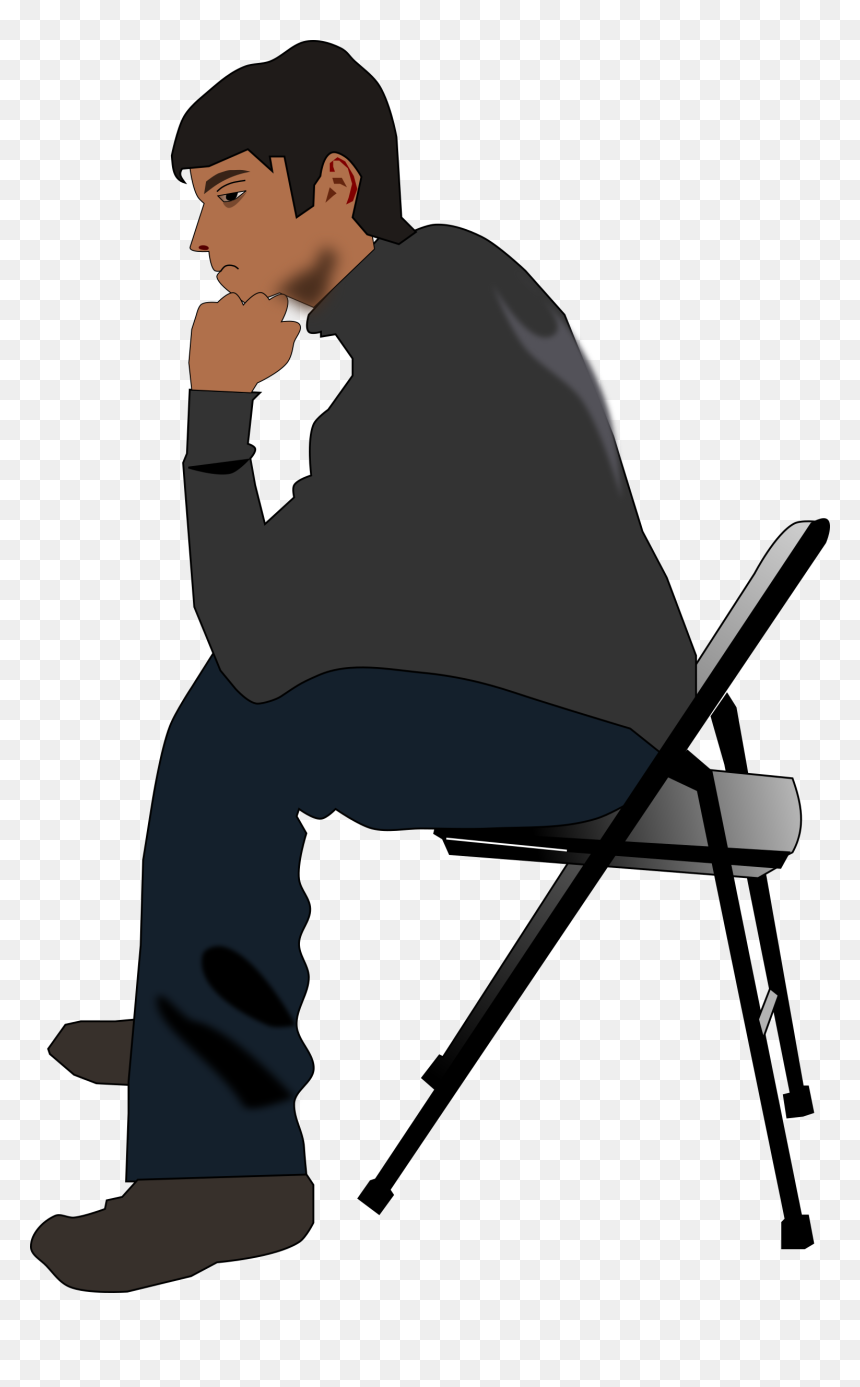 Detail Man Sitting In Chair Png Nomer 36