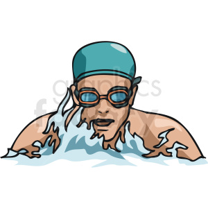 Download Man Swimming Clipart Nomer 28