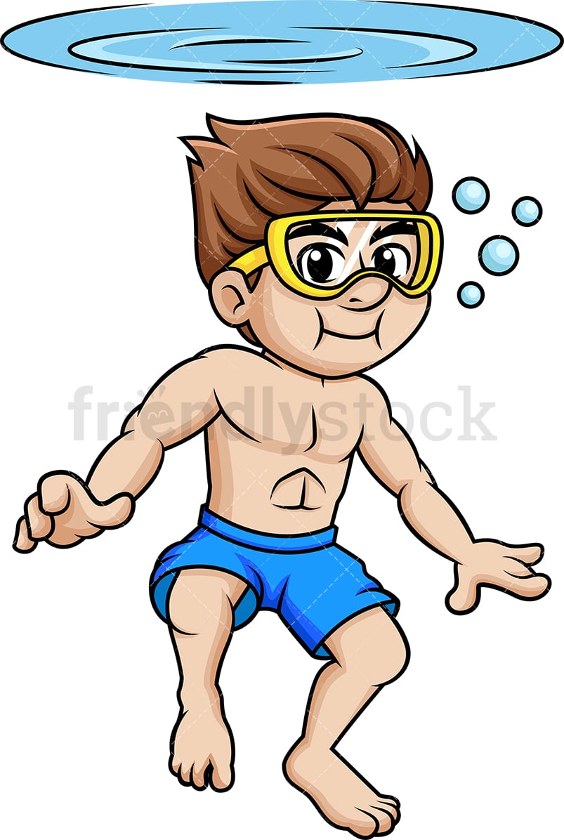 Detail Man Swimming Clipart Nomer 47