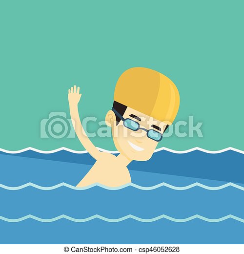 Detail Man Swimming Clipart Nomer 51