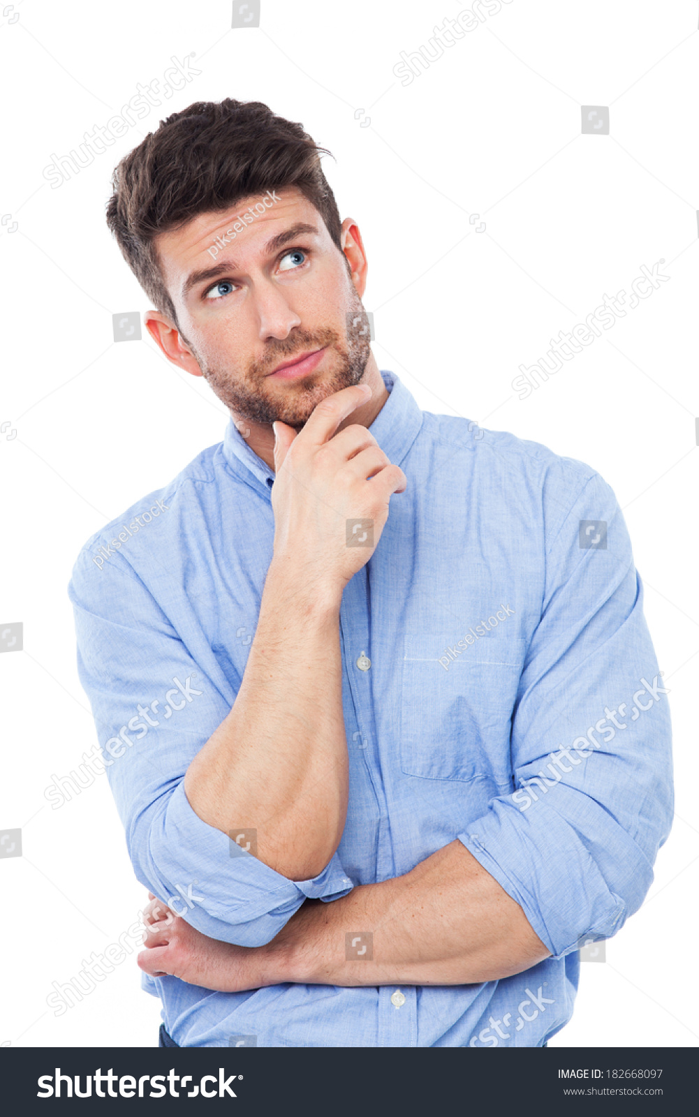 Man Thinking Stock Image - KibrisPDR