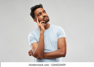 Detail Man Thinking Stock Image Nomer 20