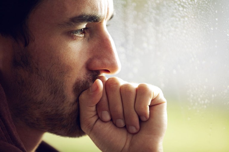 Detail Man Thinking Stock Image Nomer 21