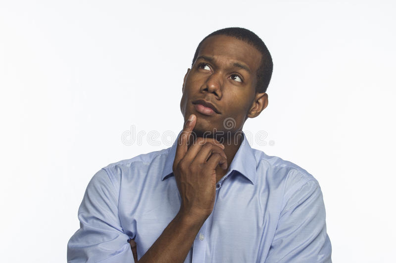 Detail Man Thinking Stock Image Nomer 22