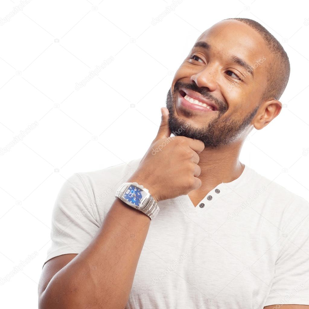 Detail Man Thinking Stock Image Nomer 53