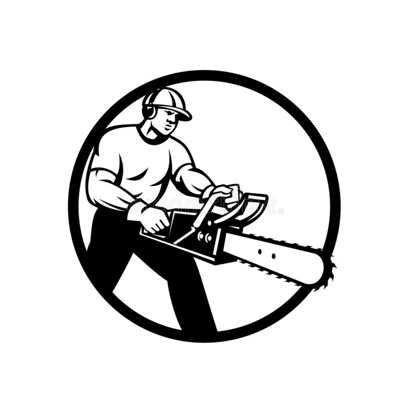 Detail Man With Chainsaw Clipart Nomer 23