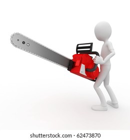 Detail Man With Chainsaw Clipart Nomer 34