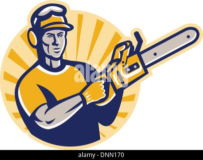 Detail Man With Chainsaw Clipart Nomer 44