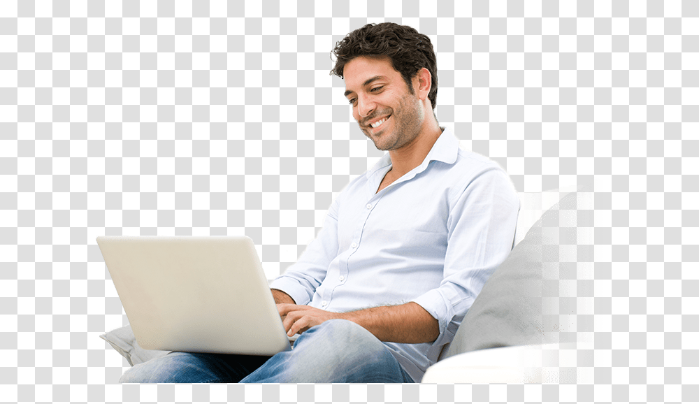 Detail Man With Laptop Png Nomer 16