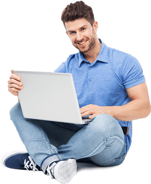 Detail Man With Laptop Png Nomer 18