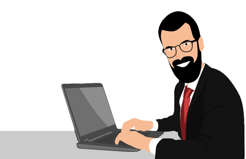 Detail Man With Laptop Png Nomer 27